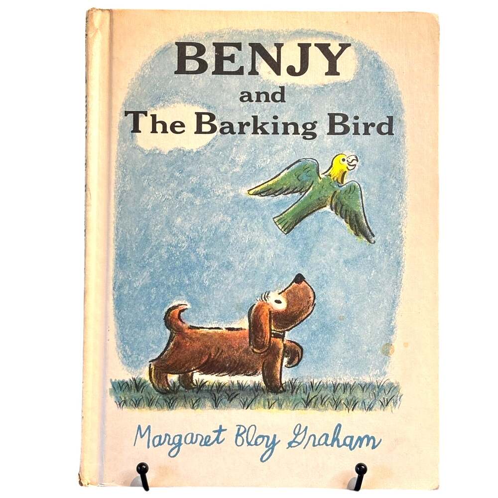 Vintage 1971 Benjy and the Barking Bird Book by Margaret Bloy Graham, HC